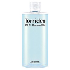 Torriden Dive In 低分子玻尿酸保濕卸妝水, 400ml, 1罐