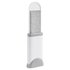 더자카 셀프클리닝 양면 먼지제거 브러시 S, 화이트, 1개