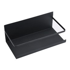 小麥購物 強力磁吸日式冰箱置物架 L2435, 黑色, 1個