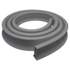 BLACKJOIN 矽膠擋水條 防止溢水 防水條 5cm x 1m, 1個, 灰色