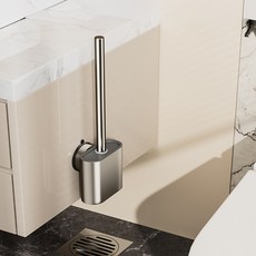 HOUDER 吸盤式馬桶刷, 1支, 槍灰