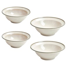 陶瓷小碗 2p + 麵碗 2p 套組, 1套, 小碗 2p + 麵碗 2p, 米色