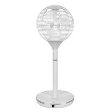 NICONICO 360度球形DC遙控美型立扇/電風扇 璀璨白 原廠保固, NI-S2011