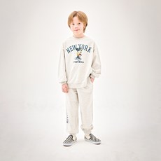 JELISPOON 兒童迪士尼米奇足球束口褲上下裝套裝