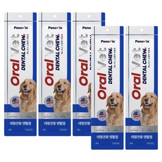 페노비스 강아지 오랄벳 대형견용 덴탈츄, 60g, 5개, 닭고기맛 반려동물용품/강아지 간식 반품 최저가 8,490원
