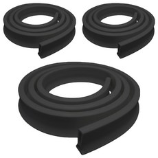 블랙조인 실리콘 물막이 물넘침 방지 워터가드 3cm x 1m, 불랙, 3개