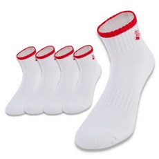 Nassau 足球專用襪 JS-M04, 紅色, 5個