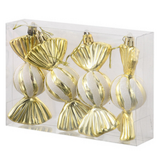 泰坦樹裝飾Kindi吊飾, 糖果金色, 1個