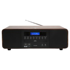 인켈 스피커 CD 플레이어 블루투스 오디오, IK-A360CD, 블랙 월넛