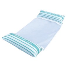 DRC DRC 浪漫吊床泳圈, 1個, 薄荷綠 + 象牙白