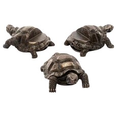 All Shield 多功能可愛動物工藝裝飾花盆底座, 3個, 01 烏龜