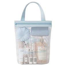 아동용 투명 메쉬 파우치백