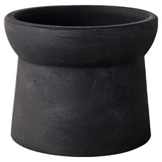 Nara Art黑幕黑土瓶 高足杯型, 黑色, 1個