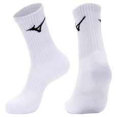 미즈노 논슬립 런버드 크루 삭스, 화이트, 1개