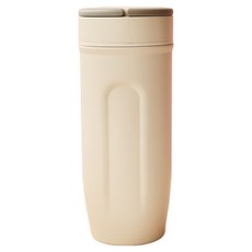 SWANZ 天鵝瓷 動飲杯 瓷芯蓋, 1個, 520ml, 米白色