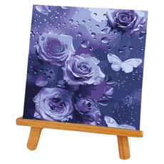 Potenkit 風景油畫套組 畫布 + 支撐板 + 顏料 + 畫筆組 20 x 20 cm, 1套, 款式47