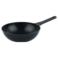 Dream Chef 上菜用電磁爐宮廷炒鍋 黑色, 1個, 24cm