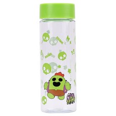 LiLFANT 荒野亂鬥 透明水瓶, 1個, 500ml, 史派克