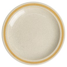카네수즈 노블 스톤 라인 원형접시, 옐로우, 1개