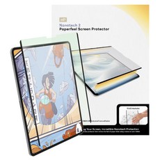 eiP 奈米2膜抗藍光類紙膜保護貼, 透明色, 1個