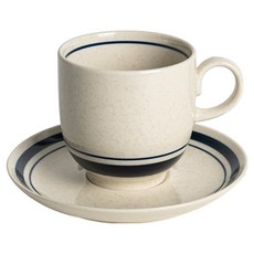 Kanesuzu Noble Stone Line 咖啡杯組 265ml, 1套, 深藍色