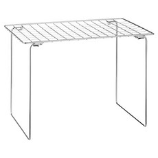霜山 304不鏽鋼折疊式桌上/水槽下兩用置物架-加高款, 1個, 單一顏色