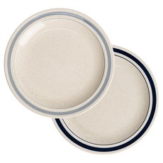 Kanesuzu Noble Stone Line 圓盤 2件組 2號 20.5cm, 1套, 寶寶藍, 深藍色, 盤子 2入