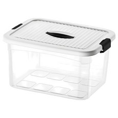 HOUDER 整理箱 特大(46 x 33 x 23cm), 1個, 透明白