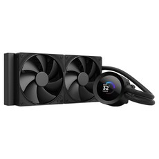NZXT 恩傑 水冷CPU散熱器 KRAKEN Plus 240 v2, 黑色, 1個