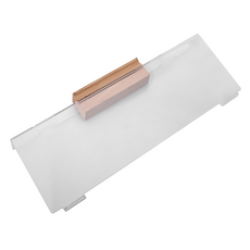 桌上型高透度亞克力透明鍵盤架 鍵盤增高支架 可調式氛圍燈, 透明色, 1個