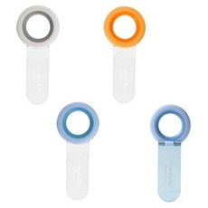 PEONIST 浴室馬桶扶手4件組, 灰色, 橘色, 藍白色, 藍色