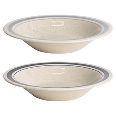 Kanesuzu Noble Stone 系列湯碗 2件組 2號 21cm, 1套, 寶寶藍, 深藍