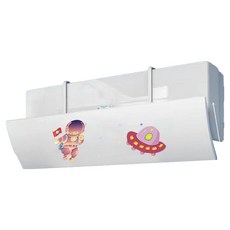 KODACHIEF 令人印象深刻的冷氣導風板 C型 免打孔二合一 太空人, 1個, 單一商品