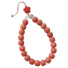 OVEL 佛教念珠手機吊飾 單一尺寸, 1個, 花朵 李子色漸層2