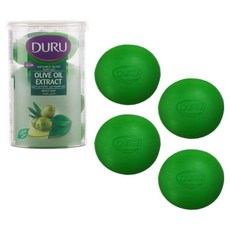 두루 터키 지중해 향수비누 솝 올리브, 100g, 4개입