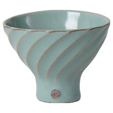 yido DOZAGI 陶瓷漩渦杯, 1個, 青煙