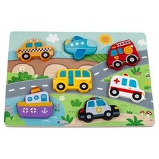 HI PANDA 原木交通拼圖, 1個