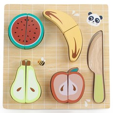 Hi Panda 水果切切樂扮家家酒拼圖, 1個, 混合色