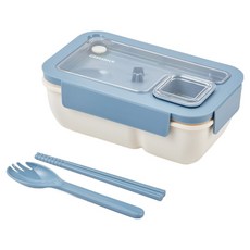 글라스락 클리어캡 런치박스, 소다블루, 1개