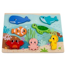 Hi Panda 原木拼圖 海洋動物, 1個
