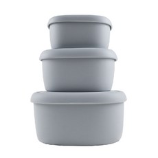 SiliPot 鉑金矽膠冰溫嚐鮮盒組 冷灰色, 1組