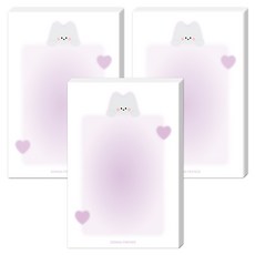 DONNAANDFRIENDS 軟萌探頭便條紙, Tomi, 3個, 100張