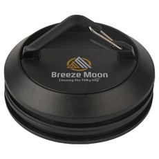 Breeze Moon 戰術圓形磁吸多功能掛鉤, 現代黑, 1個, 1層