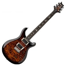 PRS SE 2025 Custom 24 Quilt Package 일렉 기타, Black Gold Burst, 1개, CU44QQEIBBG
