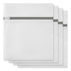 modern more 方形細密洗衣網 60 x 50cm, 4個, 白色