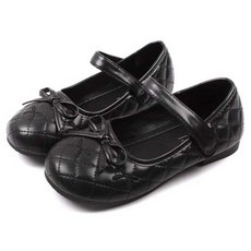 Lulushu 女童小步舞曲蝴蝶結皮鞋 CX101