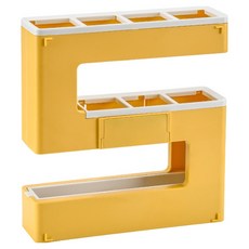 小麥購物 創意壁掛免打孔數字雨傘收納架 L2422, 1個, 黃色