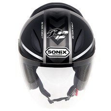아우라헬멧 SONIX R12 오픈페이스 헬멧, 무광실버