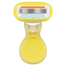 Market Ring 女性用可愛除毛刀 黃色 type1 7.8 x 5.2 cm, 1個, 1入