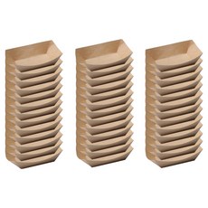 一次性牛皮紙方形盤 大 20cm, 40個, 40入